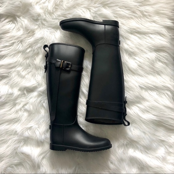 Burberry Shoes - Burberry Rain Boots, Like New,